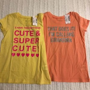The Children's Place Tees - NWT - 5T